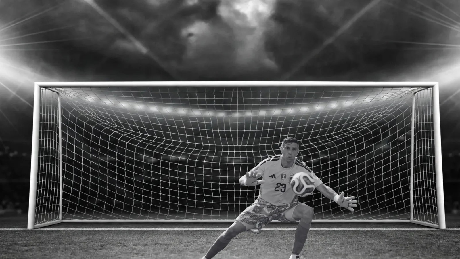 One of two shots Argentina managed all night.