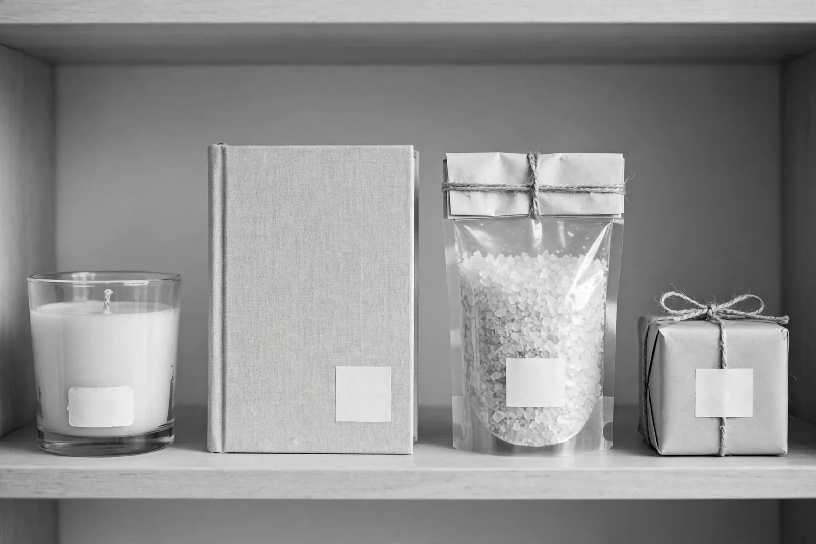 A $68 candle labeled 'boundaries.' It is, chemically, a candle.